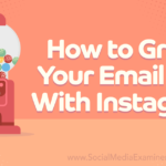 Cómo hacer crecer tu índice de correo electrónico con Instagram
